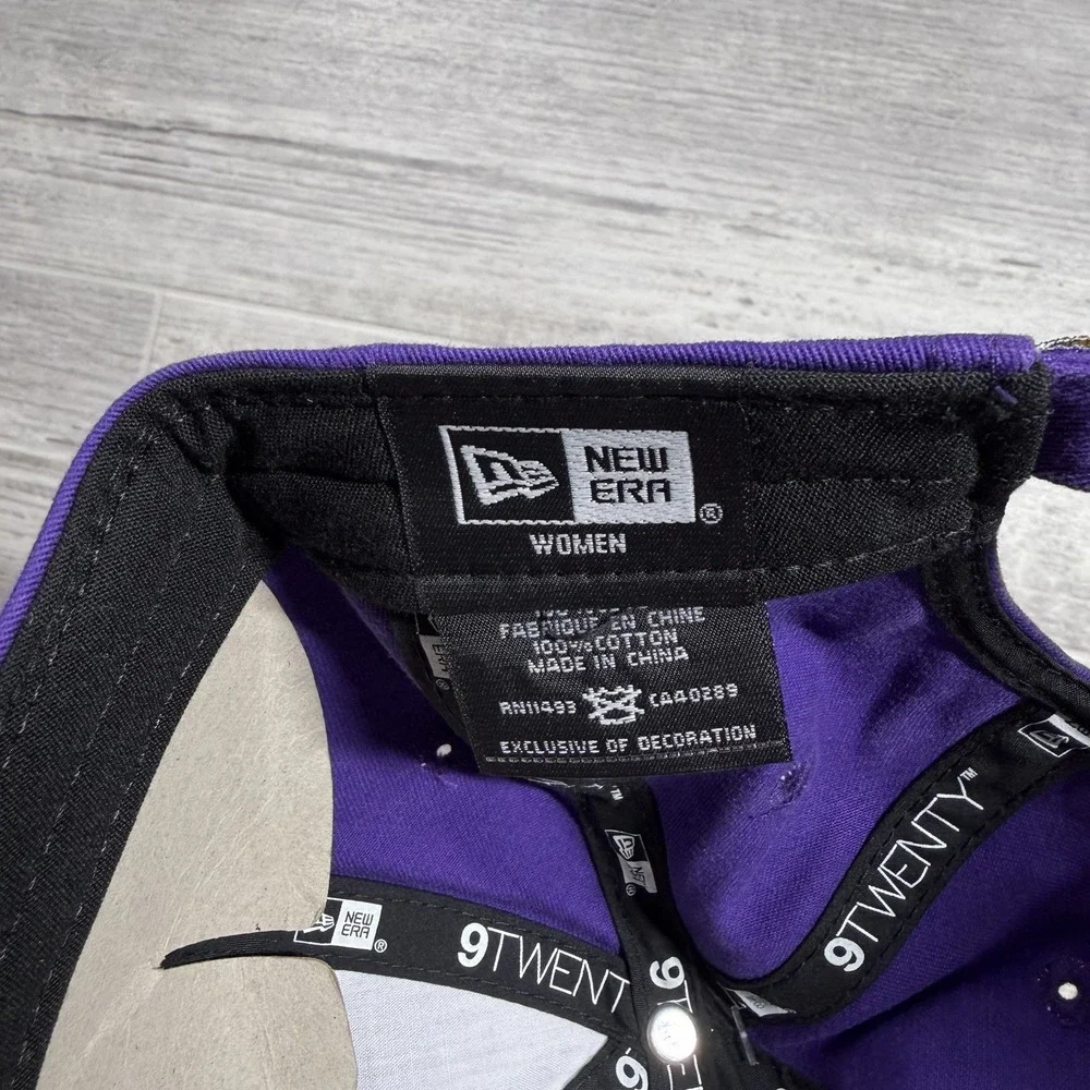 Minnesota Vikings‎ NFL Women's New Era 9Twenty Purple Hat Cap Adjustable New
